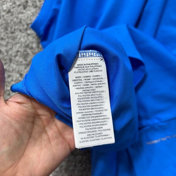 RLX Ralph Lauren Women's Size Medium Golf Polo Sleeveless Shirt Tank Blue - Picture 8 of 10